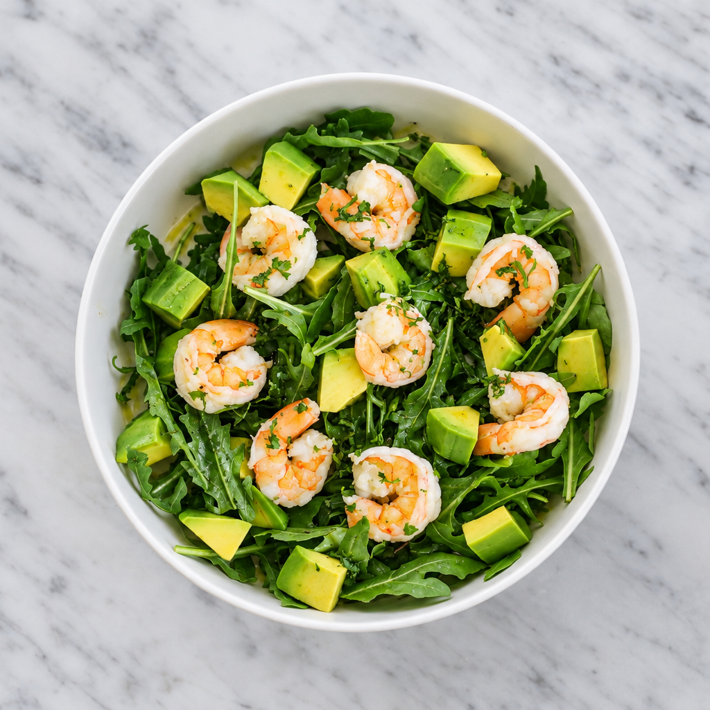 Cilantro Lime Shrimp & Avocado Salad