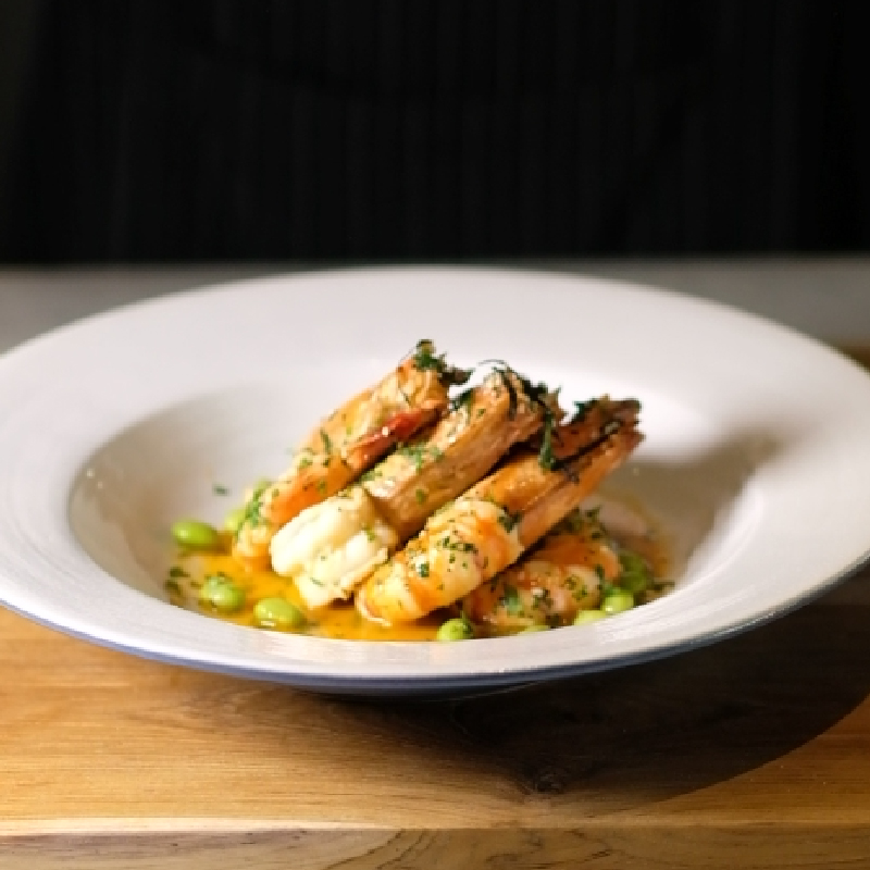 Seared King Prawn