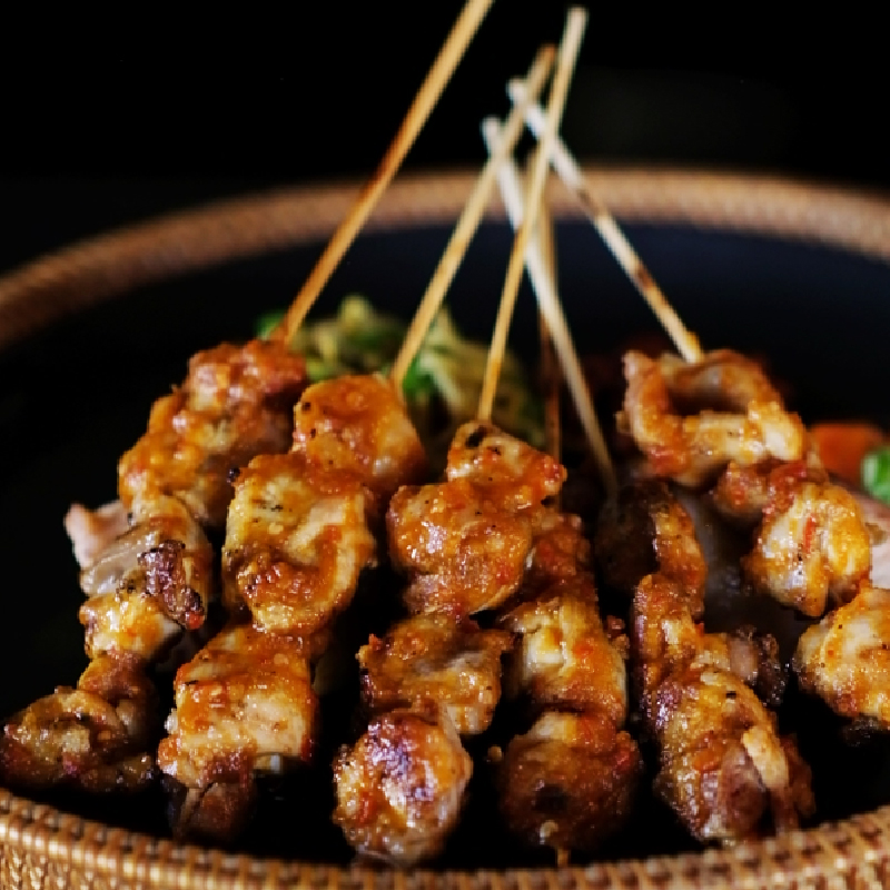 Sate Ayam Bumbu Plecing