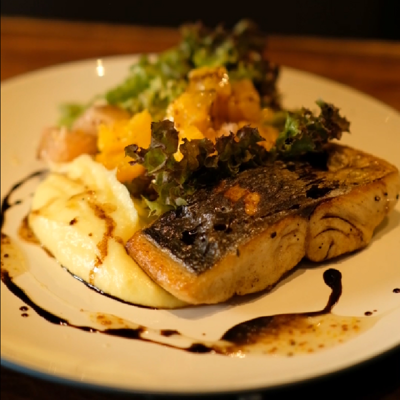 Seared King Fish