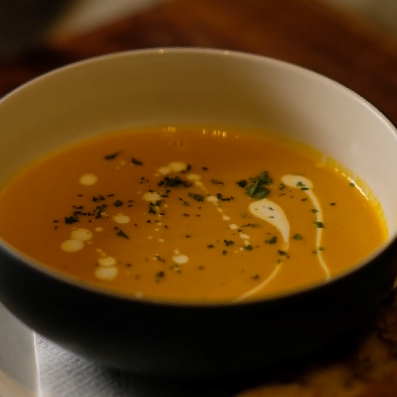 Creamy Honey Pumpkin Soup